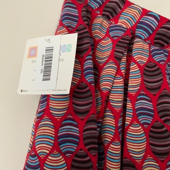 Lularoe Madison Skirt Geometric Print Size 3XL - Picture 4 of 7